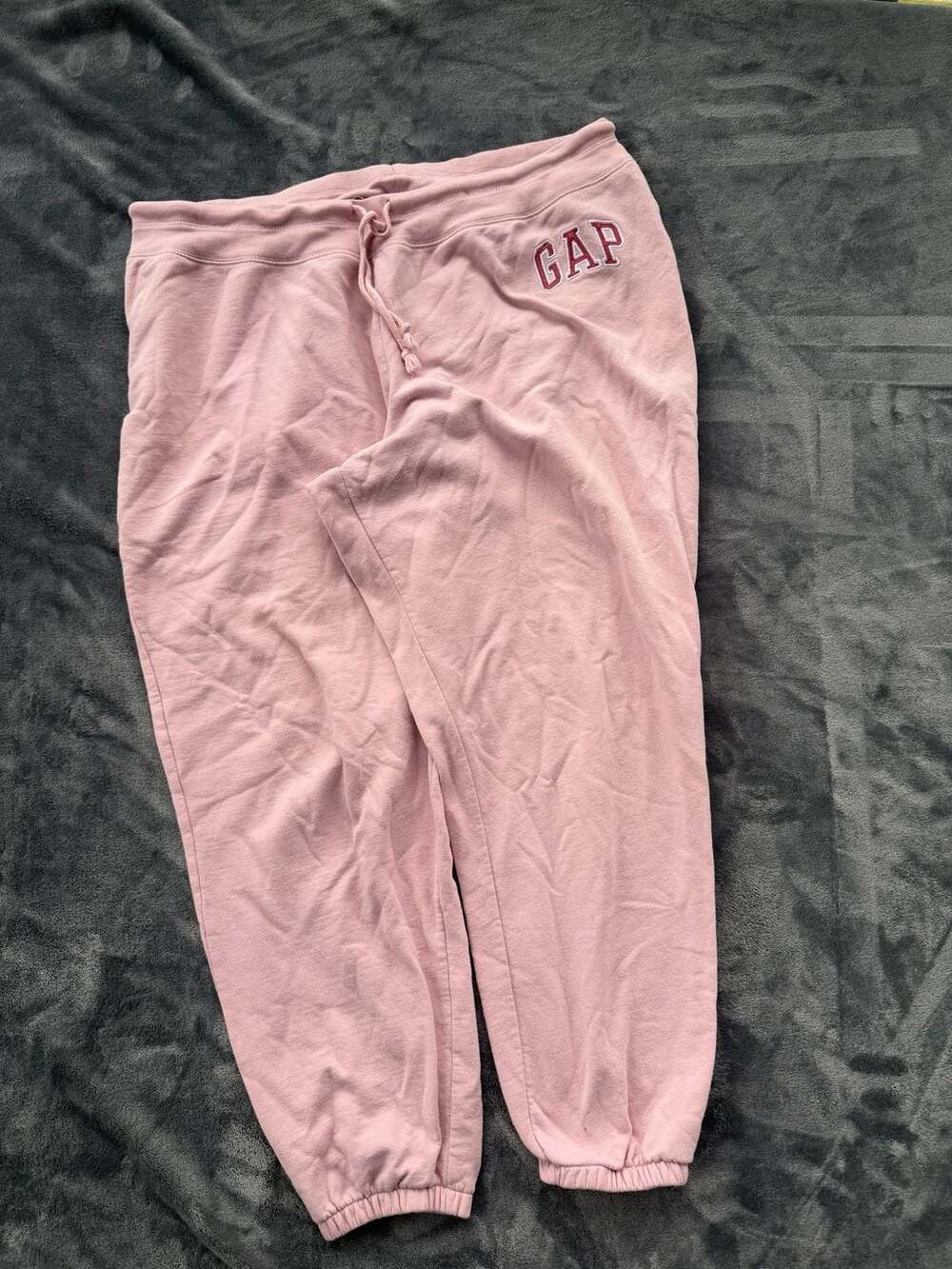 Gap Logo Jogger Sweatpants Pink Size XL